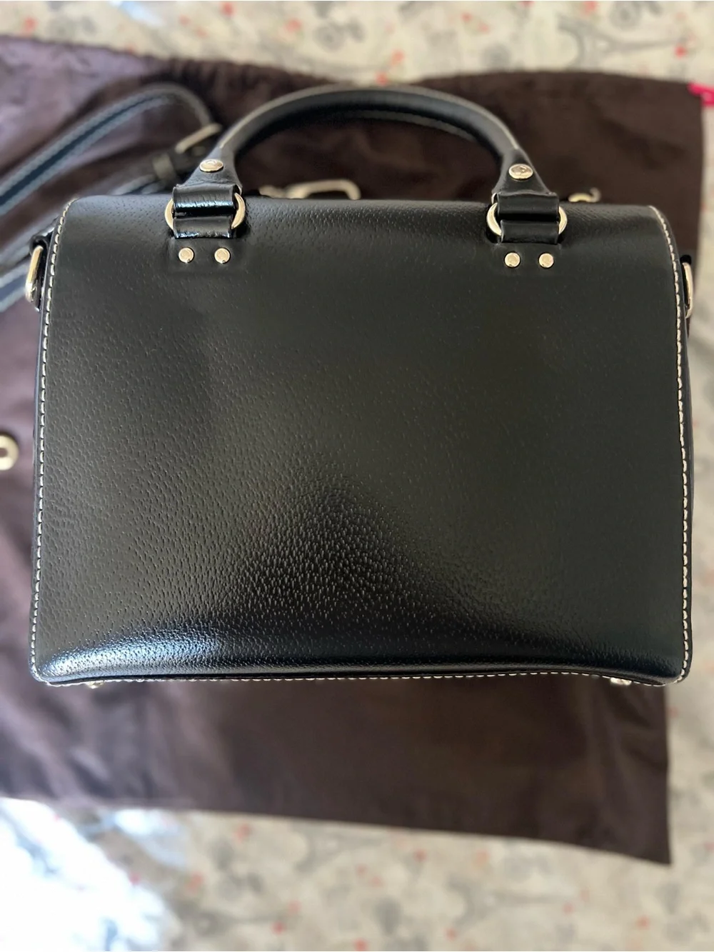 kate spade structured pebbled